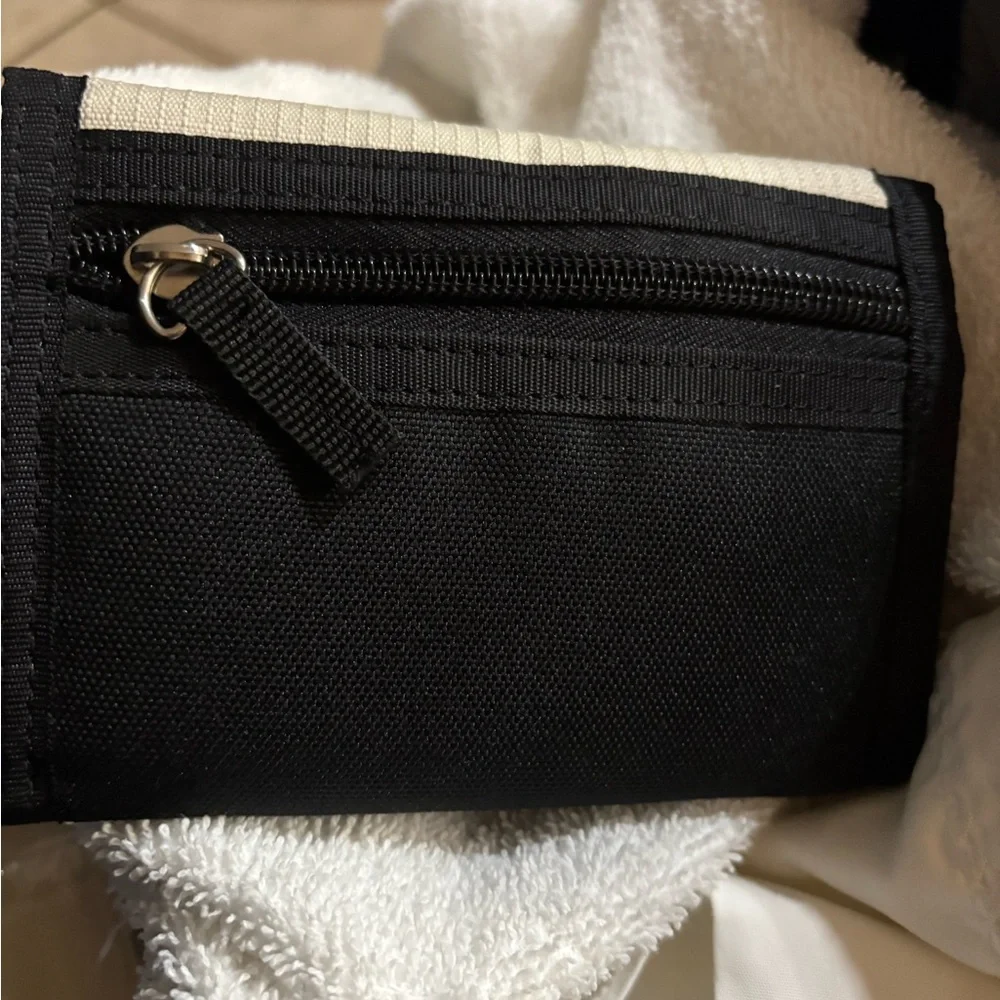 Roots Red and Cream Wallet